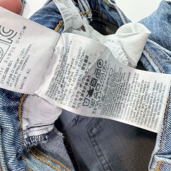 Levi's Jeans Womens 28 Wedgie Straight Medium Wash High Rise - Picture 10 of 10